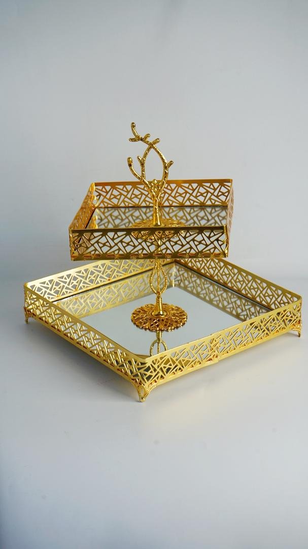 plateau a deux étages